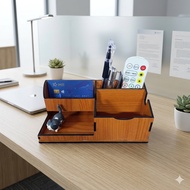 Mini wooden shelf - pen shelf - desk shelf - Convenient mini wooden shelf