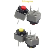 fol 10Pcs Kailhs Silents Button Mouse MicroSwitch 6x6x7 3mm 10 Million Clicks for Quiet Environment