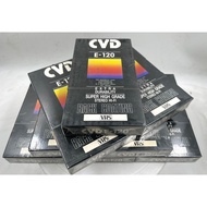 Empty VHS Roll For CVD E-120 Recording (New) VHS Tape