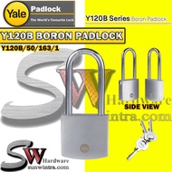 [Original] Yale 50mm Y120B Boron Padlock Long Shackle Padlock Y120B/50/163/1 Suitable for Outdoor