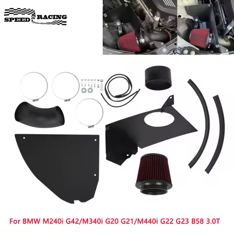 1Set Cold Air Intake System Compatible For BMW M240i G42/M340i G20 G21/M440i G22 G23 B58 3.0T with H