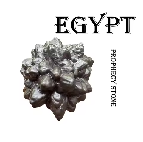 1pc Selected Natural Egyptian Prophecy Stone, Meteorite, Original Stone, Original Mineral Specimen, 
