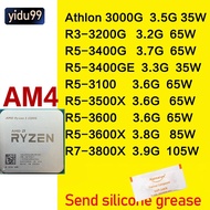 AMD R5-3600 3600X Ryzen 3-3000 R3 3200G 3400G R3 3100 3500X 3600 3600X R7 3800X GE Athlon 3000G AM4 