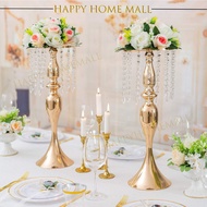 Gold Vase Tassel Crystal Vase Wedding Vase Props Gold Flower Vase Table Main Flower Set Vase Table Decoration Home Decoration Metal Vase