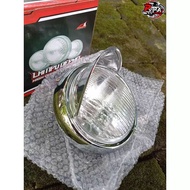 HONDA C70 C50 HEADLIGHT REFLECTOR SET LIGHT CAP