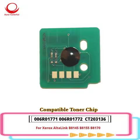 Compatible Toner Cartridge Chip for Xerox AltaLinkK B8145 B8155 B8170 printer 006R01771 006R01772 in