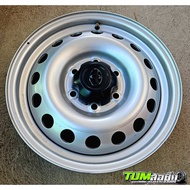 Iron Pan Wheel Rim 17 Size 6 Holes 139.7 Width 6 Inches With Genuine Cover