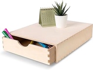 Creative Deco Large Wooden Chest of Drawers | 12.99 x 9.84 x 2.75 in | 1 Compartment | Desk Organize