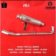 Dbs ROUND RACING EXHAUST p25mm FOR JUPITER VEGA GRAND MOTORCYCLE legend semes