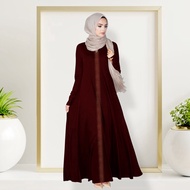 Jubah Arab Abaya Terkini Muslimah Feysen – Jubah Diana Neelam Crystal – READY STOCK