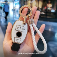 For Mercedes Benz 2022 Car Key Case Cover A B C E S Class W213 E200 E260 E300 E320 AMG W204 W205 W21