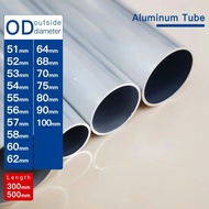 Aluminium Tube OD 51-100mm Length 300mm 500mm Round Aluminum Alloy Pipe 6063 Thickness 2-19mm Straig
