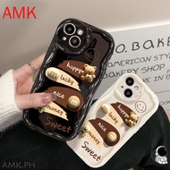 AMK 3D wave case Samsung S24 S23 S22 S21 Plus Ultra S20 FE A05S A05 A04 A03 A55 A54 A35 M54 M34 M14 