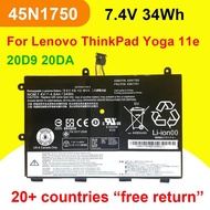 45N1750 45N1751 Laptop Battery For Lenovo ThinkPad Yoga 11E Series 45N1748 45N1749 SB10J79001 20D9A0