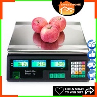 Digital Scale Commercial Scale Rechargeable Counting Weighing Scale Timbang 40KG