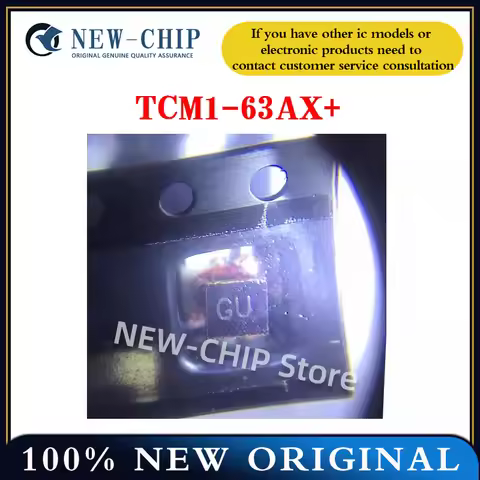 1PCS-20PCS/LOT TCM1-63AX+ GU SMD-6P NEW ORIGINAL TCM1
