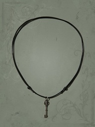 ROMWE Goth 骷髏裝飾鑰匙吊墜項鍊