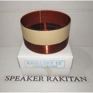 Spool Spul Voice coil Speaker ACR 15 inch Excellent 1588015890
