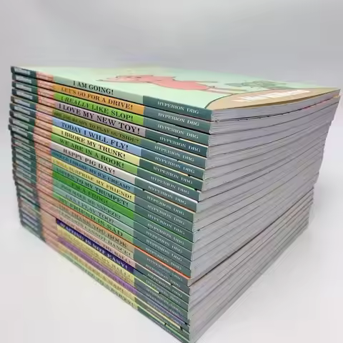 Point-to-read version of Little Pig and Little Elephant 25 volumes English picture book Elephant and