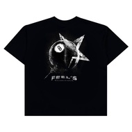 FEELS เสื้อครอปผู้ชาย แนว Street ผ้า Cotton 100% คนไทยทำเอง 8 BALL