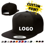 CUSTOM SNAPBACK CAP // Print Logo Snapback Cap High Quality Cap Topi Hat //