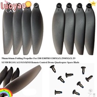 LUOYAO Folding Propeller Blades, Plastic Black Remote Control Drone Parts, Universal 58mm/66mm Quadc