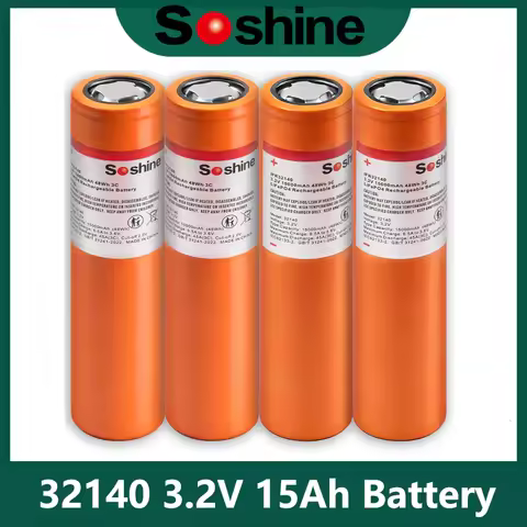 3.2V 32140 LiFePo4 Rechargeable Battery 3C 32140 15Ah 1500mah Batteries Electric Scooter Energy Stor