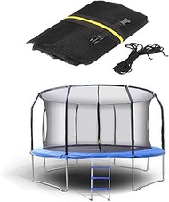 Trampoline Replacement Accessories, Replacement Trampoline Safety Net, Outdoor Trampoline Enclosure Safety Nets with Zippers, Trampolines Protective Net for Kids
