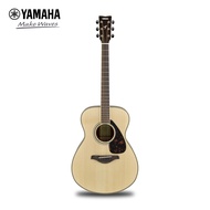 Yamaha FS820 Small Body Acoustic Guitar with Solid Spruce Top, Mahogany Back &amp; Sides and Newly Developed Scalloped Bracing
