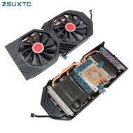 FDC10U12S9-C RX580 RX590 GPU Fan For XFX Radeon RX 590 580 GME Black Wolf Graphics Card Cooling radi