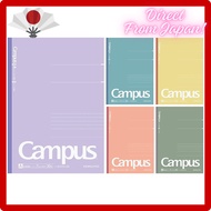 Kokuyo Campus Notebook Limited B5 Dot A-Line 5-Color Pack Baked Colors No. 3CATN-L35X5 A-Line (7mm) 