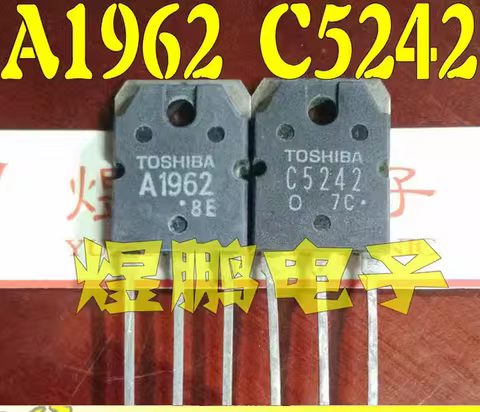 4pcs/lot=2pairs 2SA1962 2SC5242 2pcs A1962 + 2pcs C5242 TO-3P new original In Stock