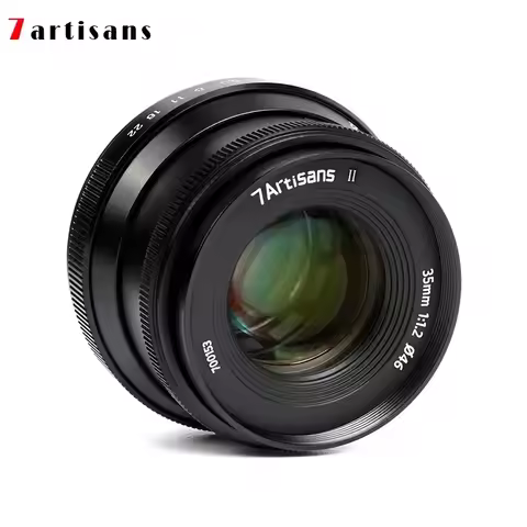 7artisans 35mm F1.2 II Large Aperture Manual Focus Camera Lens APS-C Wide Angle Prime Lenccs for Son