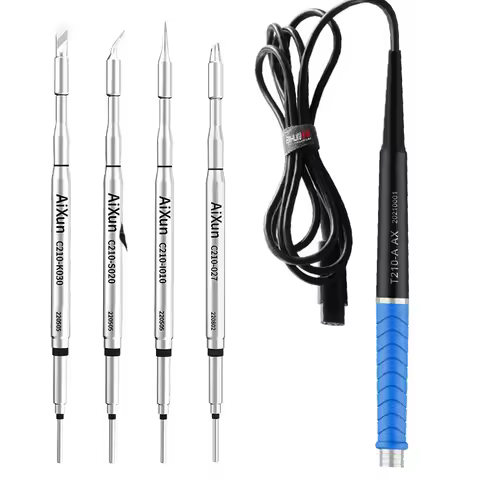 AiXun Solder Handle T12 T245 936 T210 T115 Station Handle For T3A T3B T420D Soldering Station Weldin