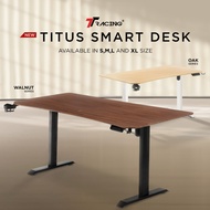 TTRacing Titus Smart Desk Walnut Oak Edition Ergonomic Wood Table Standing Desk