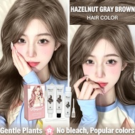 Monsoon+ Milk Tea Gray Simple natural Hair Dye color dye rambut  dye hair colour perwarna rambut hai