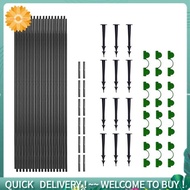 18Pcs Garden Hoops for Netting Tunnel, Garden Hoops Greenhouse Frame Flexible Tunnel Arch Crop Prote