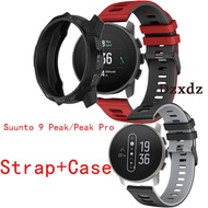 Suunto 9 Peak Pro Smart Watch Case Screen Protector Cover Shell Accessories For Suunto 9 Peak SmartWatch Silicone Band Strap Wristband Bracelet