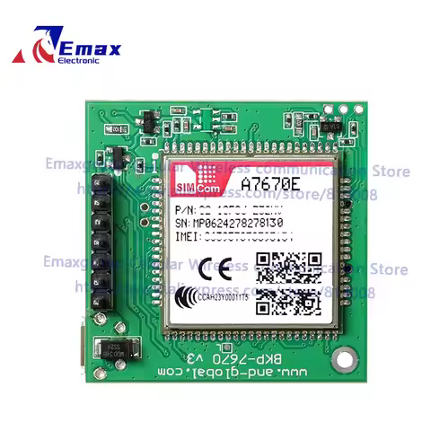 SIMcom BK-A7670E Board Support Unsupport GPS GSM GPRS Board A7670E LTE Cat1 module Multi Band Single
