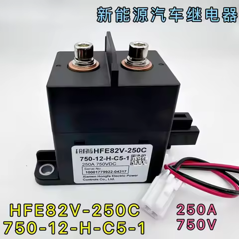HFE82V-250C/300C 750-12-H-C5-1 New Energy Automobile HVDC Contactor 250A750V