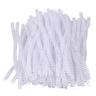 100Pcs Spiral Binding Coils, Plastic 9.5mm3/8in Dia, 48 Teeth, 4:1 Pitch, 75 Sheet Capacity for A4 P