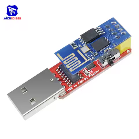 CH340 CH340G USB to ESP8266 ESP01 ESP01S Serial Adapter WIFI Bluetooth Module ESP01 ESP01S Wireless 