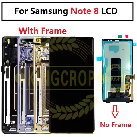 For Samsung galaxy Note 8 N950F N950D N950DS N950U Lcd Display Touch Screen Digitizer Assembly with 