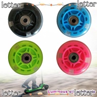 LETTER LED Scooter Wheel Toys 4 Colors Light Kid Scooter Bearings