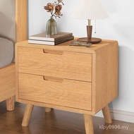 Log Color Solid Wood Storage 2026 Bedside Table Cabinet Household Bedside All Oak Lacquer Pure New S
