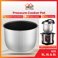 Inner Pot For Dessini Pressure Cooker / Rice Cooker Non Stick Stainless Steel Periuk Non Stick Periuk Nasi