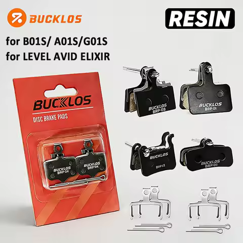 BUCKLOS Resin Bike Disc Brake Pads 2/4PC B01S Bicycle Disk Pads for M9000 M9020 M9120 M8020 MTB Road