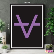 Crypto Academy Wall Decoration Size 30 X 40 / Crypto Academy Wooden Poster Size 30 X 40 / Crypto Aca