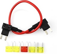 Fuse Adapter Fuse Holder Bypass Cable 14awg Wire/20amps Repair Fuel Pump Relay Bypass Cable Compatib