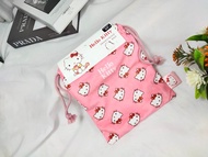 Moshi Moshi กระเป๋าหูรูด ถุงหูรูด ลาย Hello kitty ลิขสิทธิ์ของแท้จากโมชิ